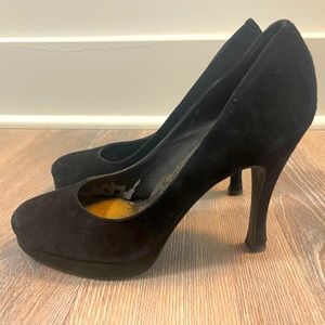 BCBGeneration Black Suede Platforms 🖤